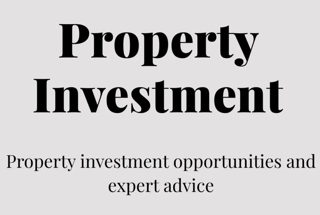 3.property investment